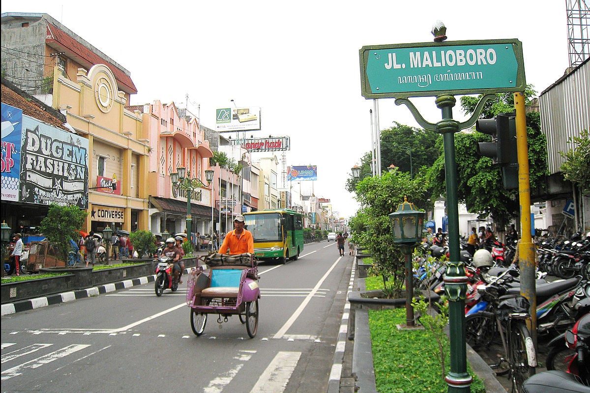 Keindahan Jalan Malioboro di Yogyakarta